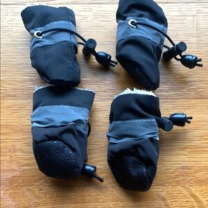 Tiny Dog Booties with Adjustable Straps